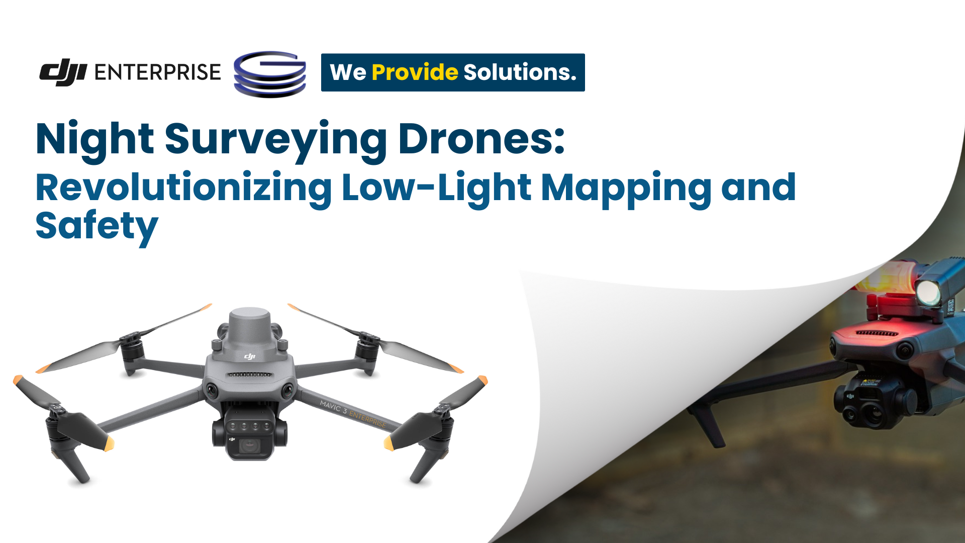 night surveying drones